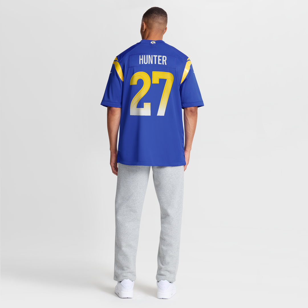 Jarquez Hunter Los Angeles Rams Nike Team Game Jersey - Royal Official NFL Team Apparel Football Fan Gear