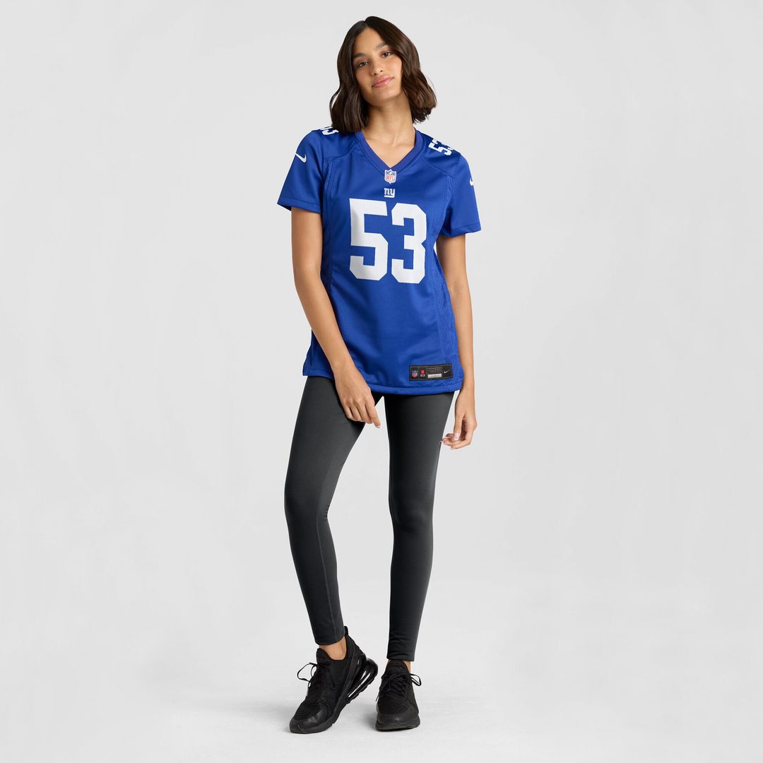 Darius Muasau New York Giants Nike Women's Game Jersey - Royal Official NFL Team Apparel Football Fan Gear
