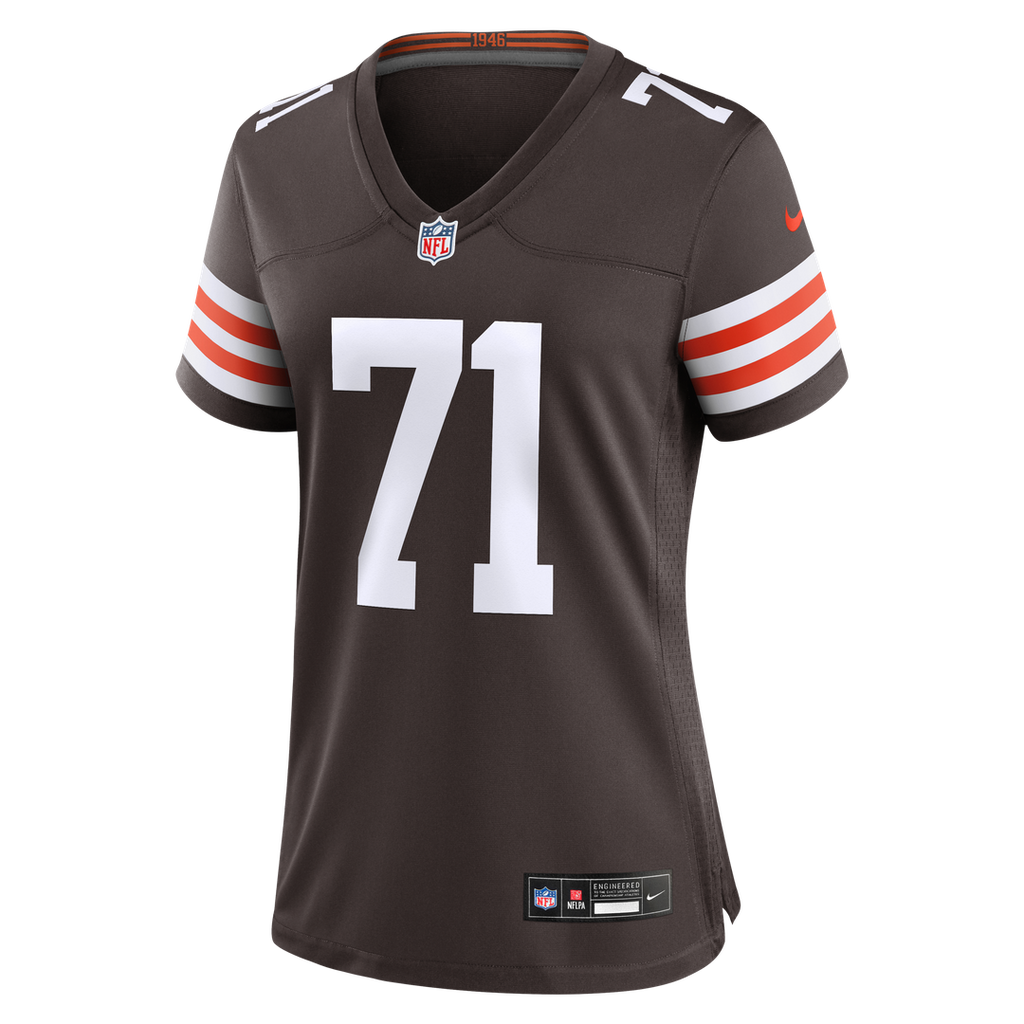 Tytus Howard Cleveland Browns Nike Women's Team Game Jersey - Brown Official NFL Team Apparel Football Fan Gear