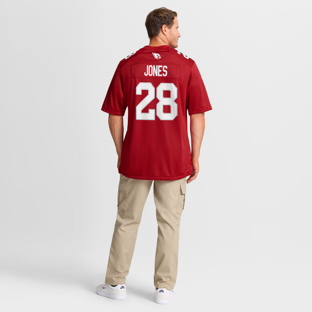 Elijah Jones Arizona Cardinals Nike Team Game Jersey - Cardinal Official NFL Team Apparel Football Fan Gear
