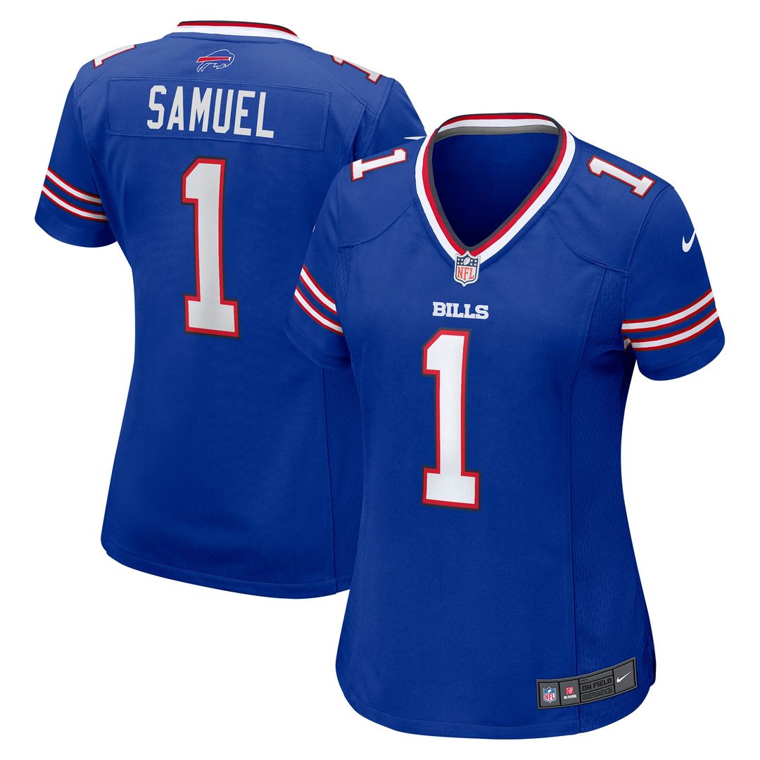 Curtis Samuel Buffalo Bills Nike Women's Game Jersey - Royal Official NFL Team Apparel Football Fan Gear
