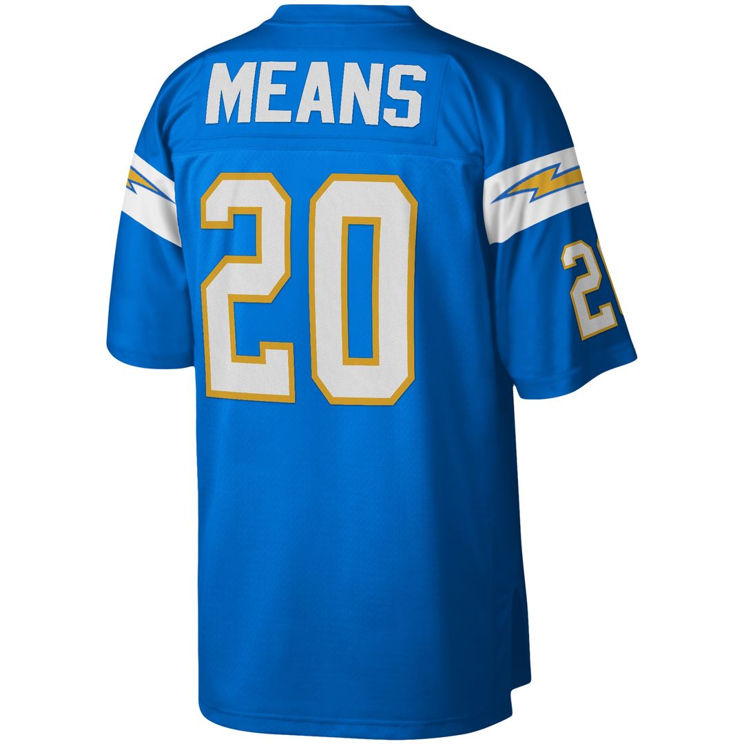 Natrone Means Los Angeles Chargers Mitchell & Ness Legacy Replica Jersey - Powder Blue Official NFL Team Apparel Football Fan Gear