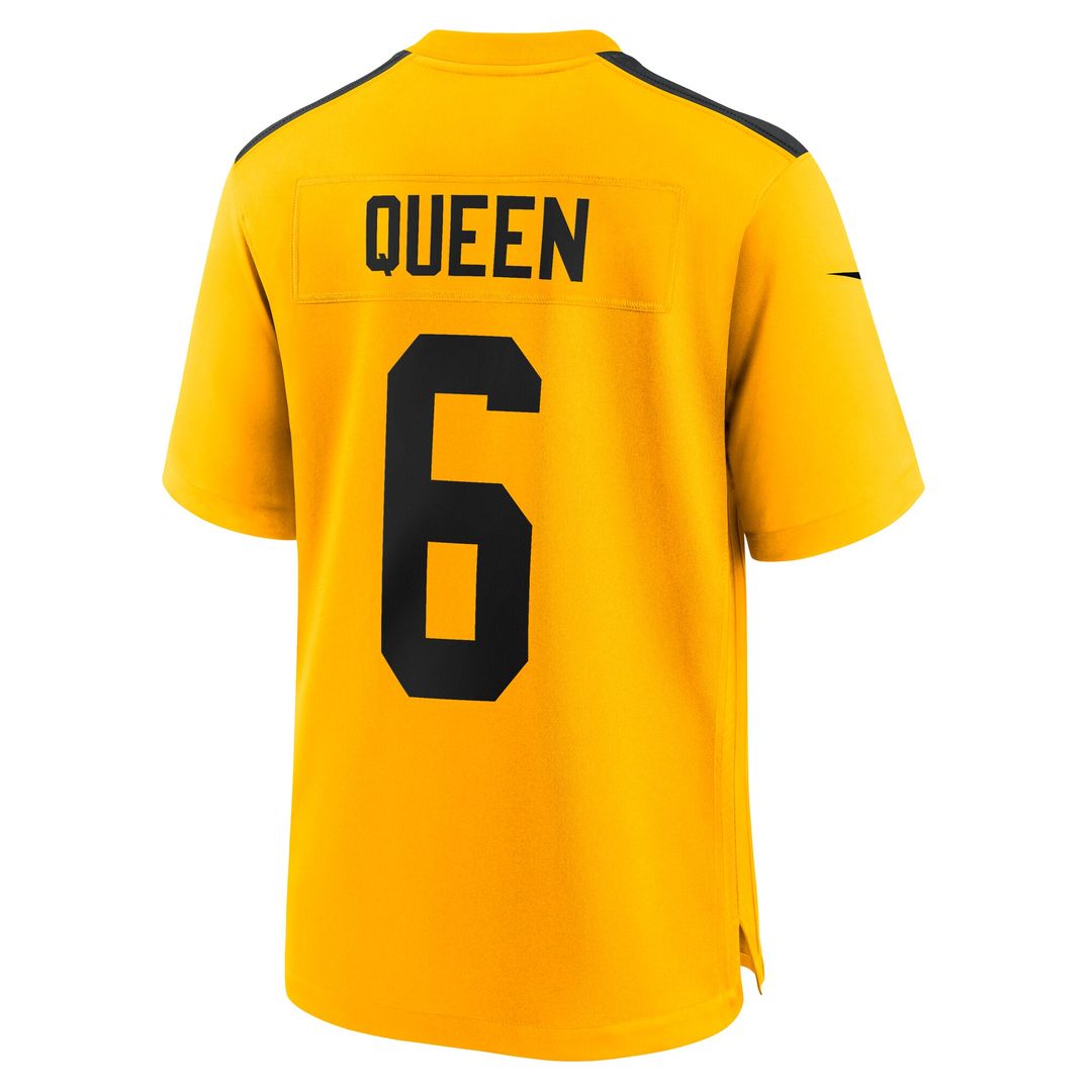 Patrick Queen Pittsburgh Steelers Nike Alternate 1933 Throwback Game Jersey - Gold Official NFL Team Apparel Football Fan Gear