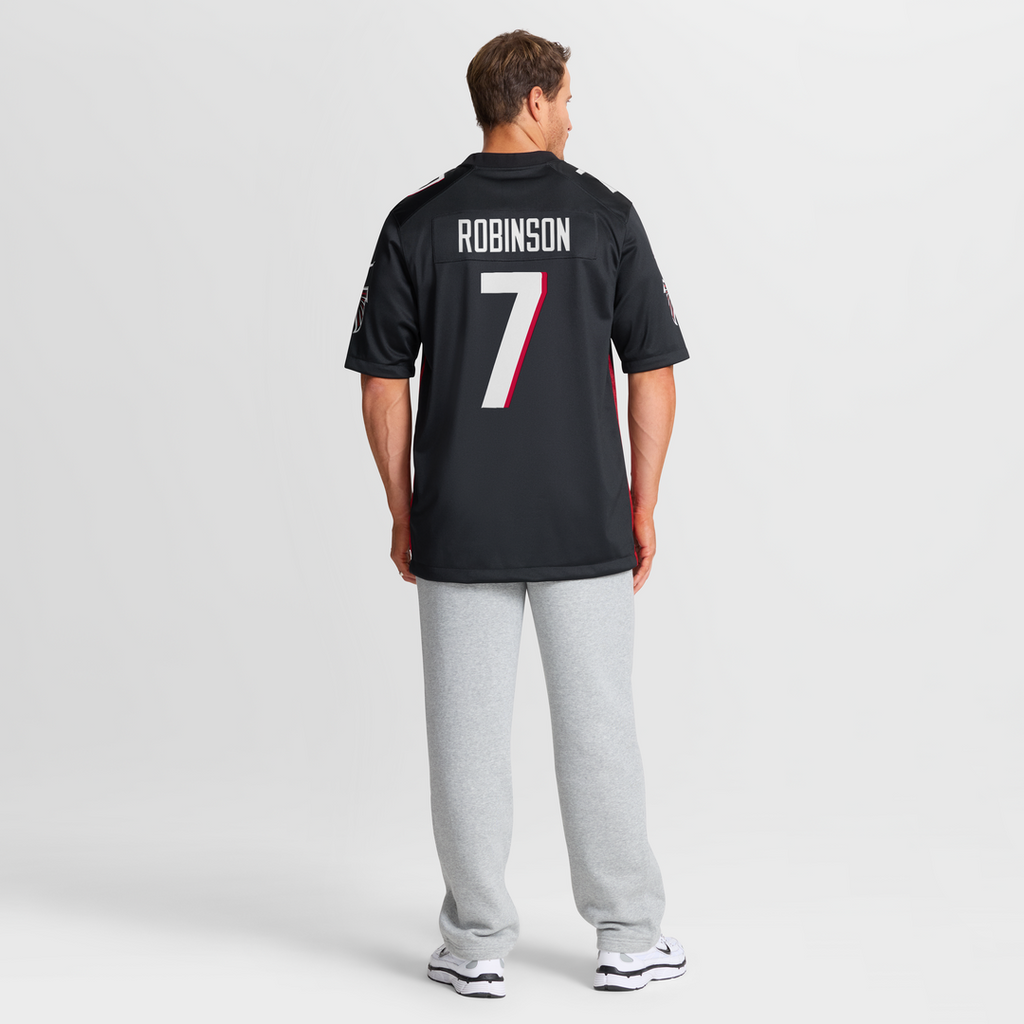 Bijan Robinson Atlanta Falcons Nike Game Jersey - Black Official NFL Team Apparel Football Fan Gear