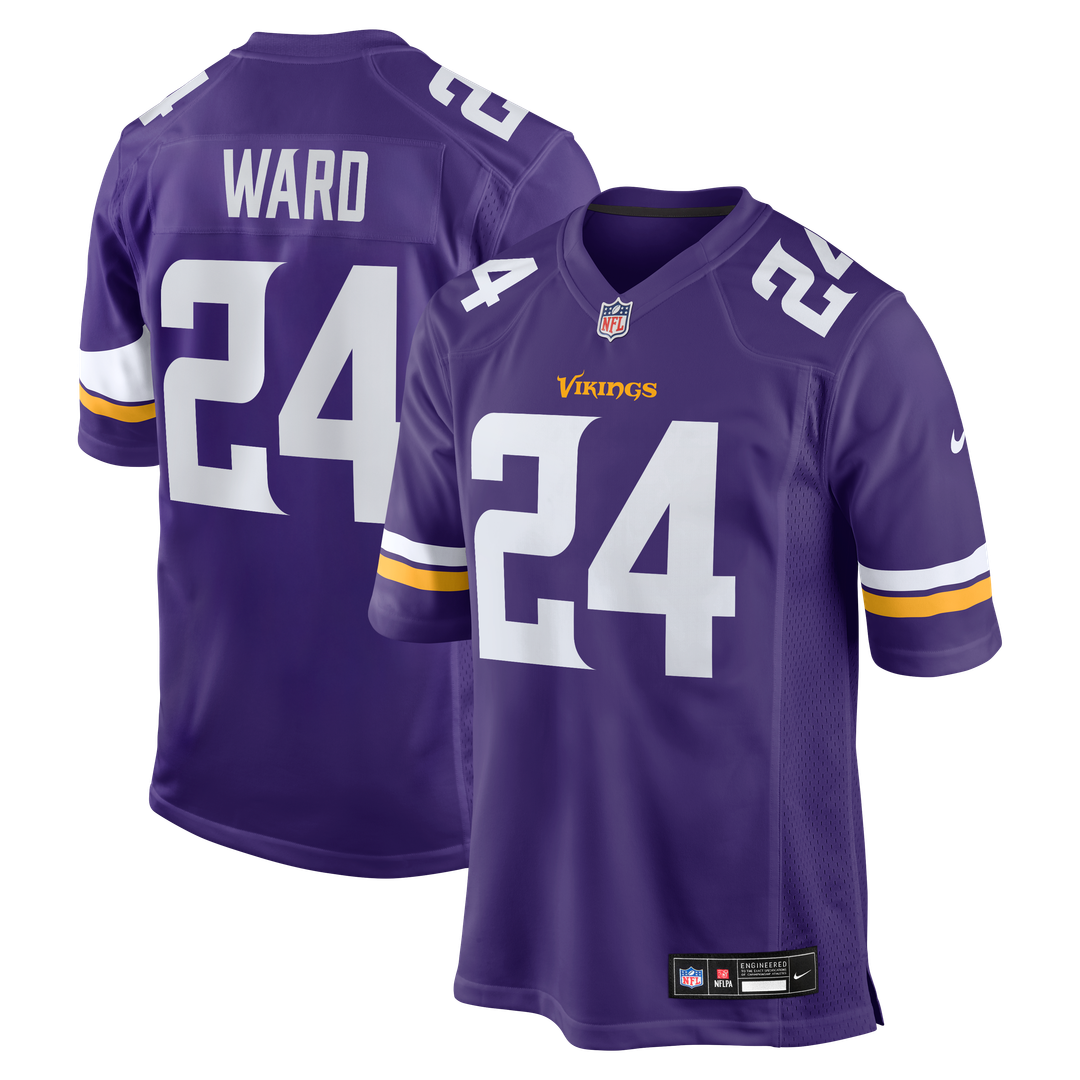 Jay Ward Minnesota Vikings Nike Team Game Jersey - Purple Official NFL Team Apparel Football Fan Gear