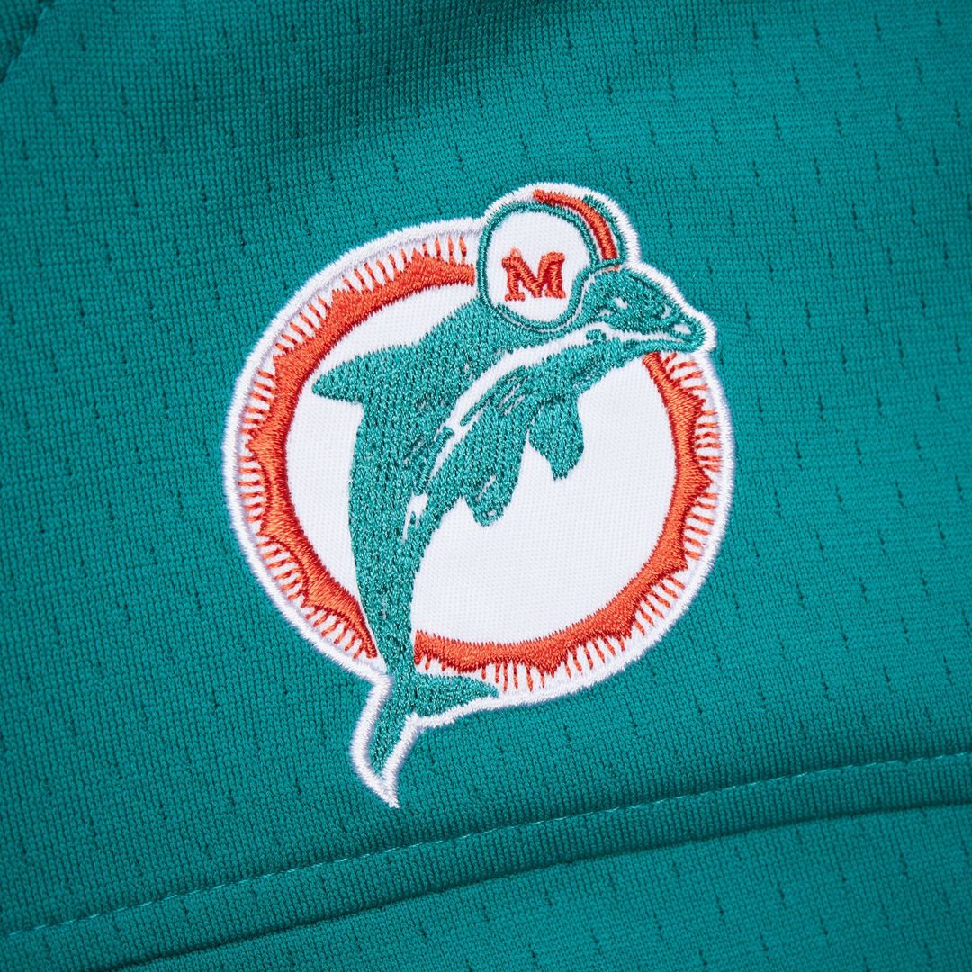 Dan Marino Miami Dolphins Mitchell & Ness Player Name & Number Hoodie Legacy Jersey - Aqua Official NFL Team Apparel Football Fan Gear