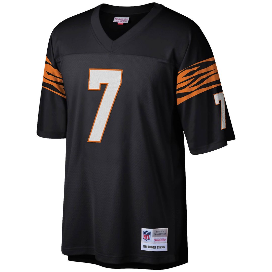 Boomer Esiason Cincinnati Bengals Mitchell & Ness Legacy Replica Jersey - Black Official NFL Team Apparel Football Fan Gear