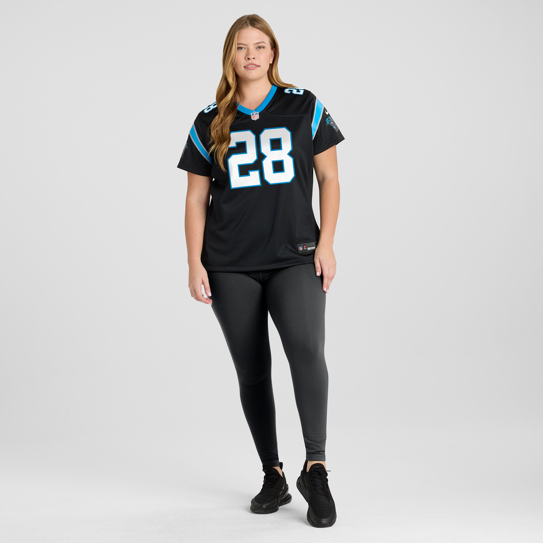 AJ Dillon Carolina Panthers Nike Women's Team Game Jersey - Black Official NFL Team Apparel Football Fan Gear