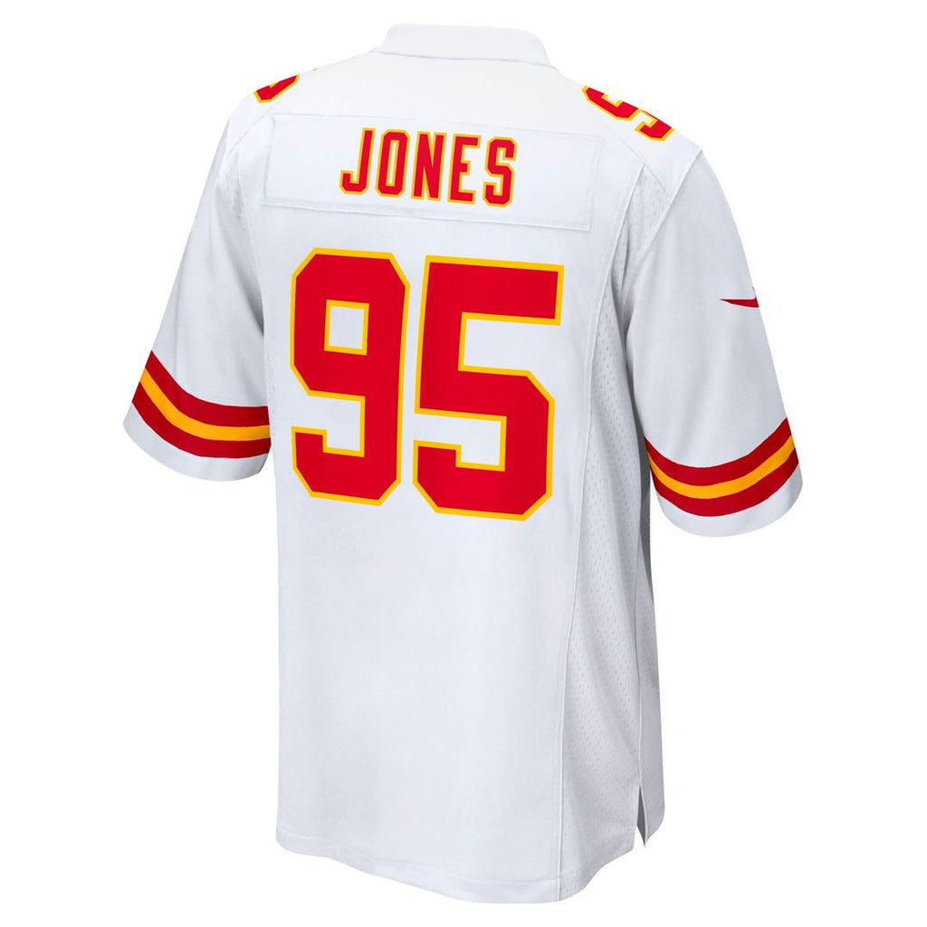 Chris Jones Kansas City Chiefs Nike Game Jersey - White Official NFL Team Apparel Football Fan Gear