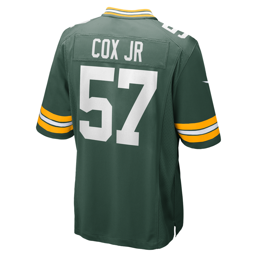 Brenton Cox Jr. Green Bay Packers Nike Game Jersey - Green Official NFL Team Apparel Football Fan Gear