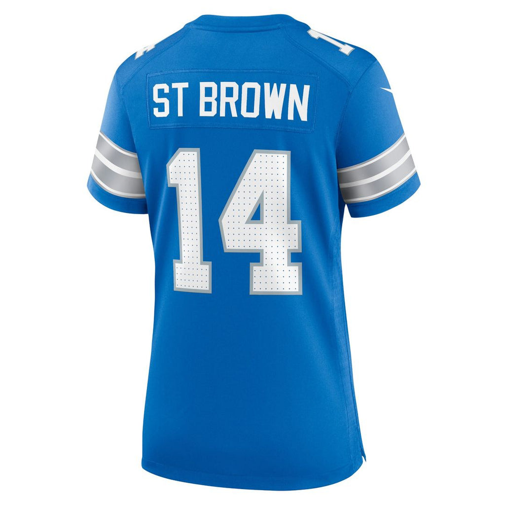 Amon-Ra St. Brown Detroit Lions Nike Women's 2nd Alternate Game Jersey - Black Official NFL Team Apparel Football Fan Gear