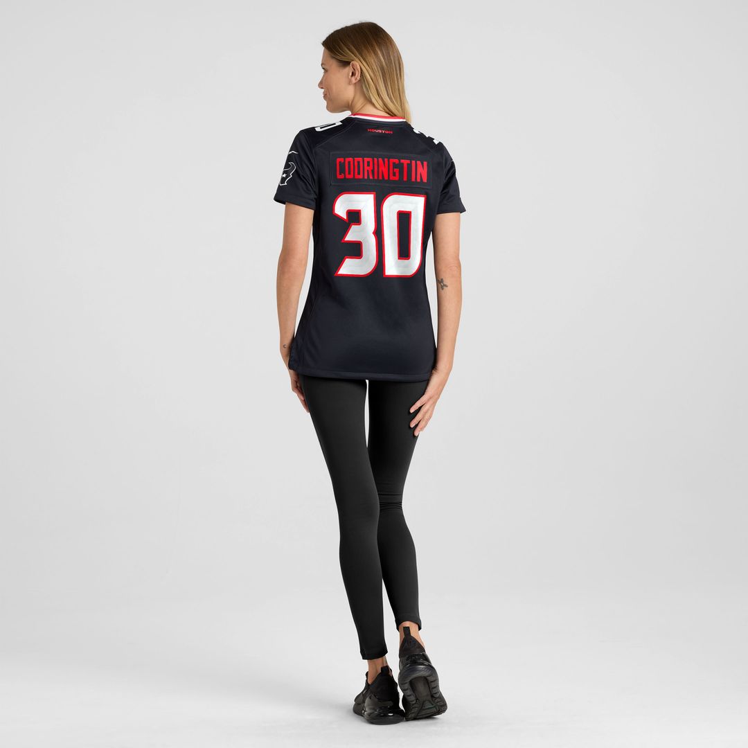 Brandon Codrington Houston Texans Nike Women's Team Game Jersey - Navy Official NFL Team Apparel Football Fan Gear