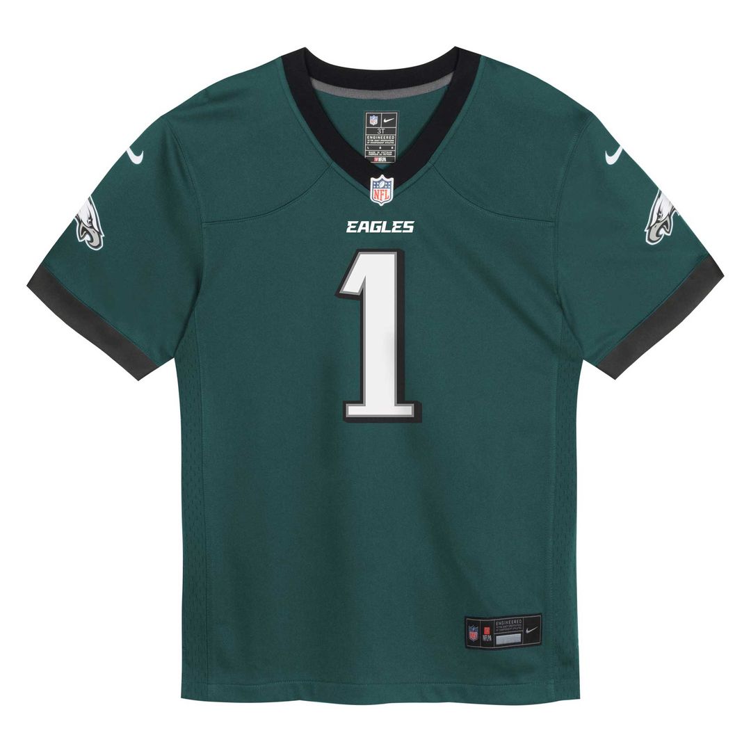 Jalen Hurts Philadelphia Eagles Nike Toddler Game Jersey - Kelly Green Official NFL Team Apparel Football Fan Gear