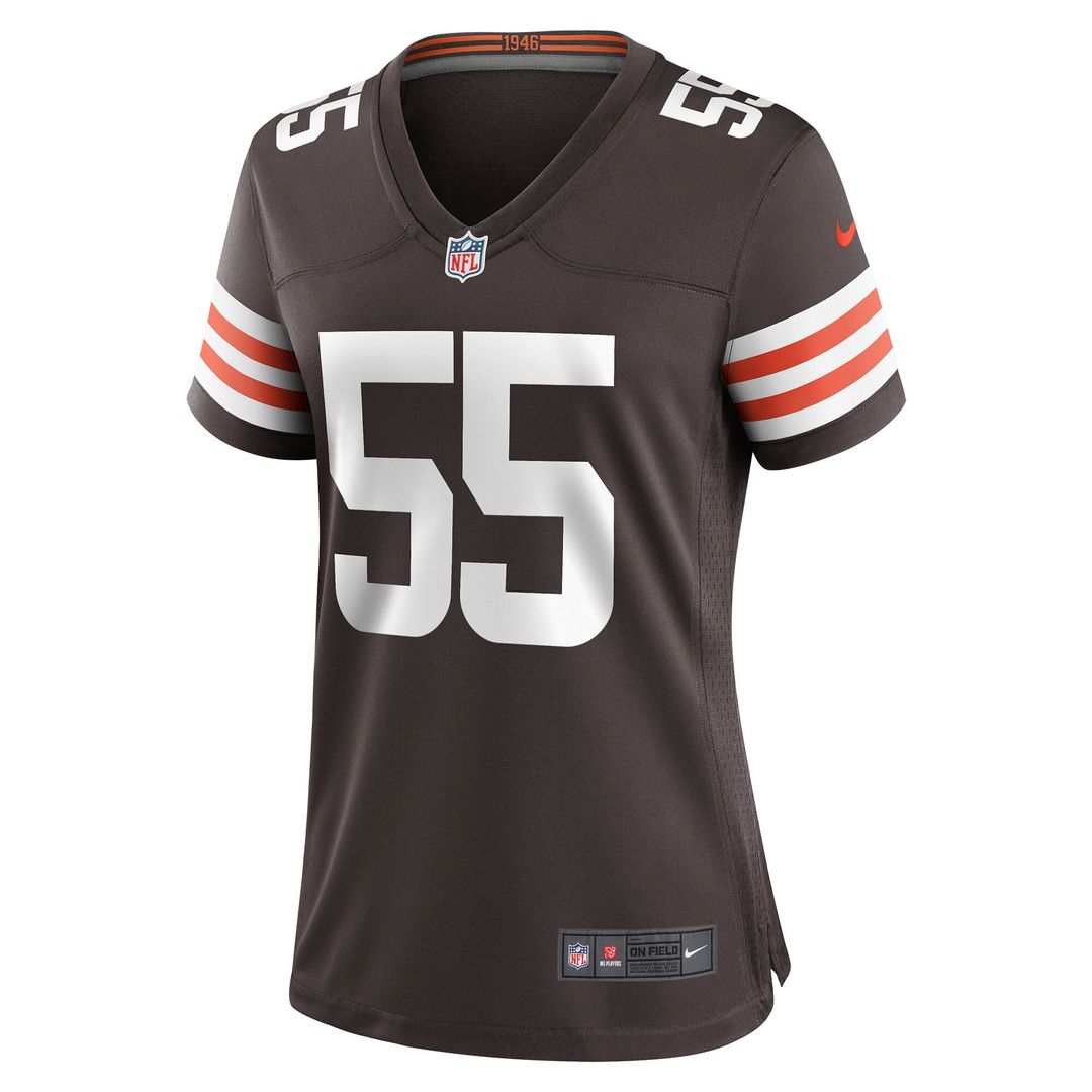 Ethan Pocic Cleveland Browns Nike Women's Game Jersey - Brown Official NFL Team Apparel Football Fan Gear