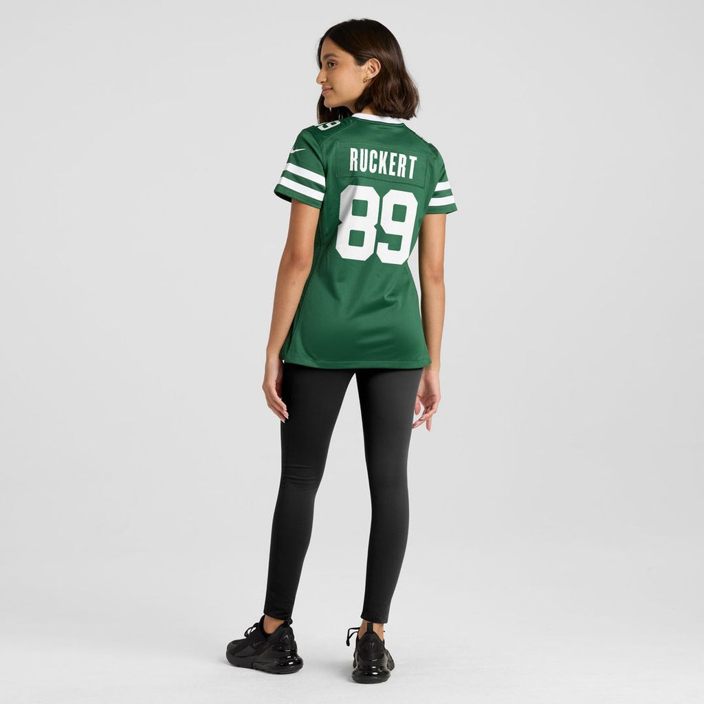 Jeremy Ruckert New York Jets Nike Women's Game Jersey - Legacy Green Official NFL Team Apparel Football Fan Gear