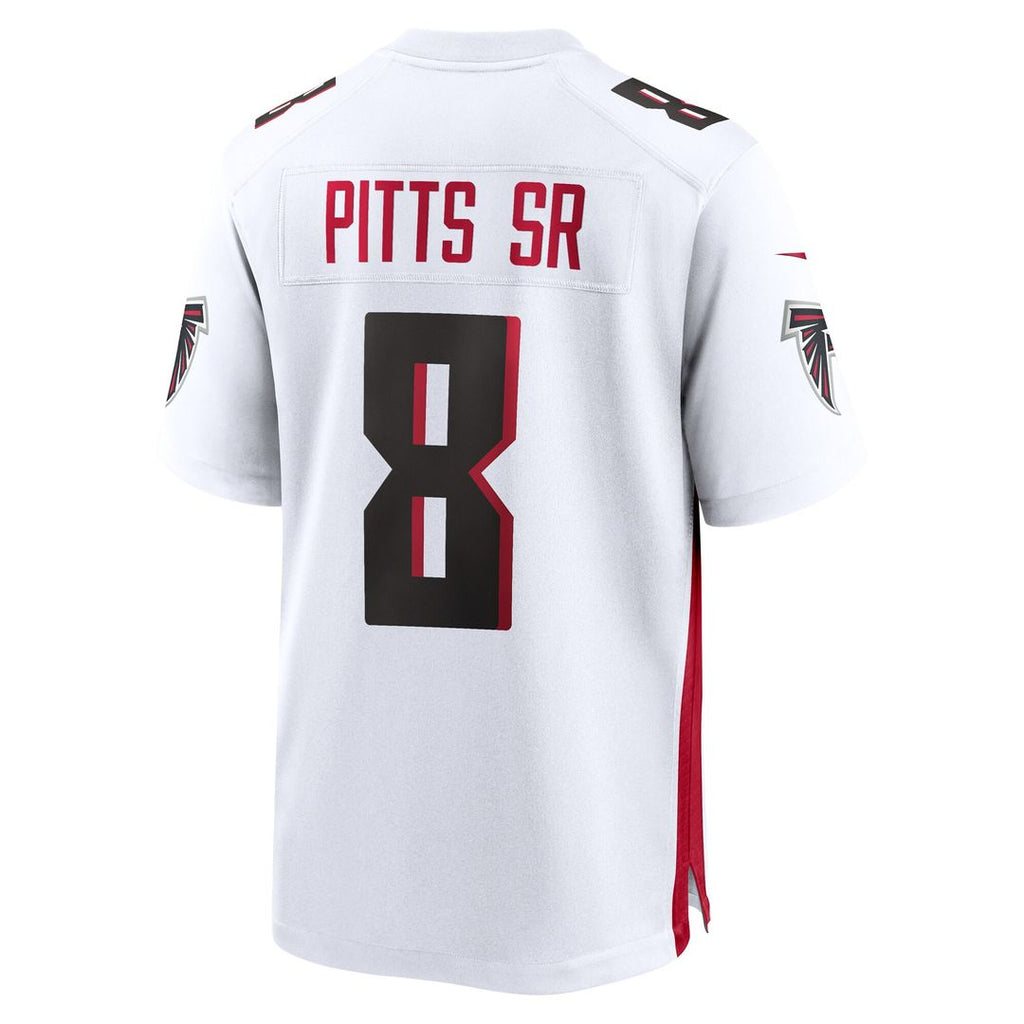 Kyle Pitts Sr. Atlanta Falcons Nike White Game Jersey - White Official NFL Team Apparel Football Fan Gear