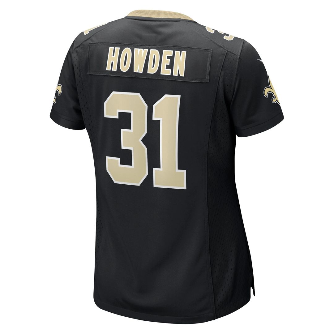 Jordan Howden New Orleans Saints Nike Women's Team Game Jersey - Black Official NFL Team Apparel Football Fan Gear