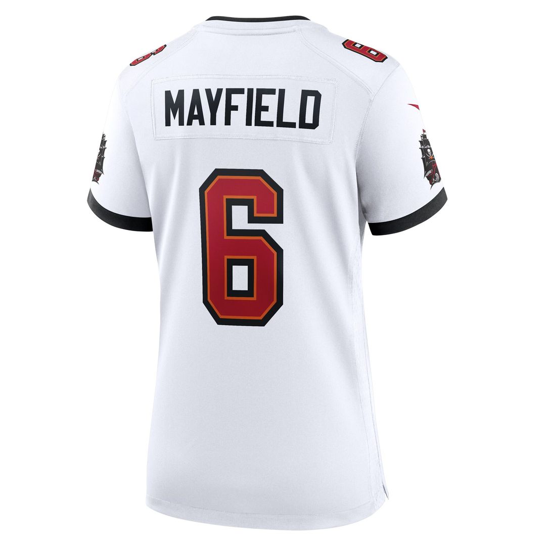 Baker Mayfield Tampa Bay Buccaneers Nike Women's Away Game Jersey - White Official NFL Team Apparel Football Fan Gear