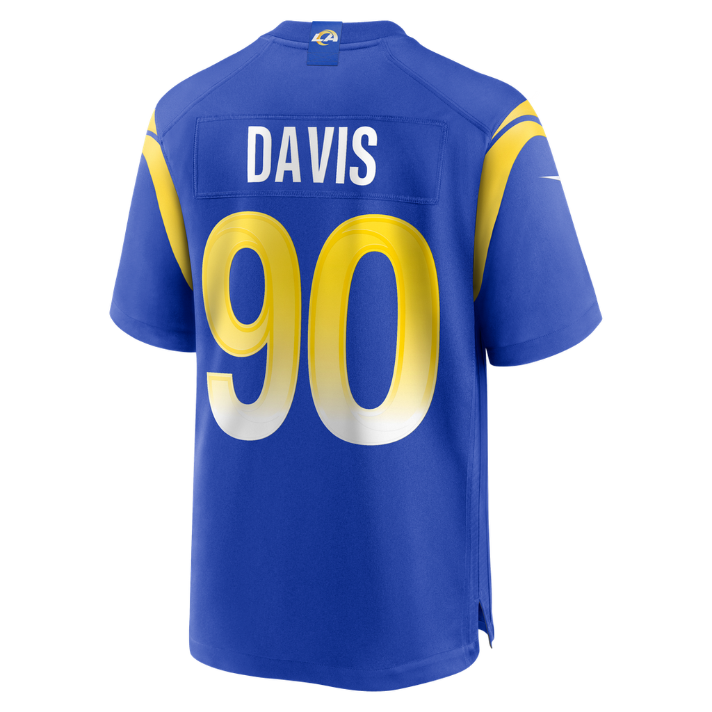 Tyler Davis Los Angeles Rams Nike Team Game Jersey - Royal Official NFL Team Apparel Football Fan Gear