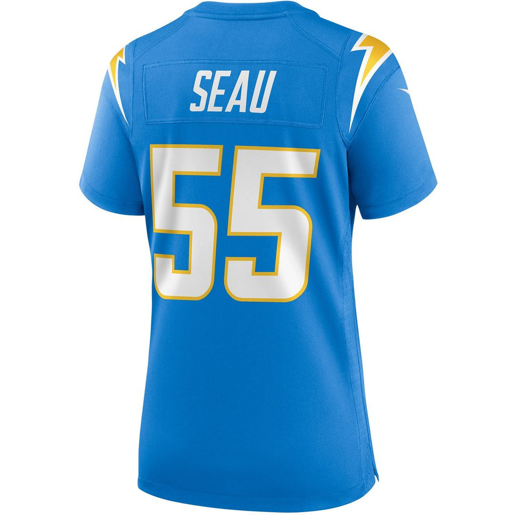 Junior Seau Los Angeles Chargers Nike Women's Game Retired Player Jersey - Powder Blue Official NFL Team Apparel Football Fan Gear