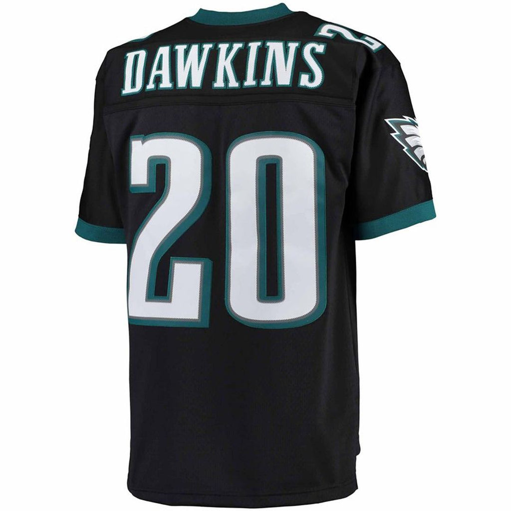 Brian Dawkins Philadelphia Eagles Mitchell & Ness Big & Tall 2004 Retired Player Replica Jersey - Black Official NFL Team Apparel Football Fan Gear