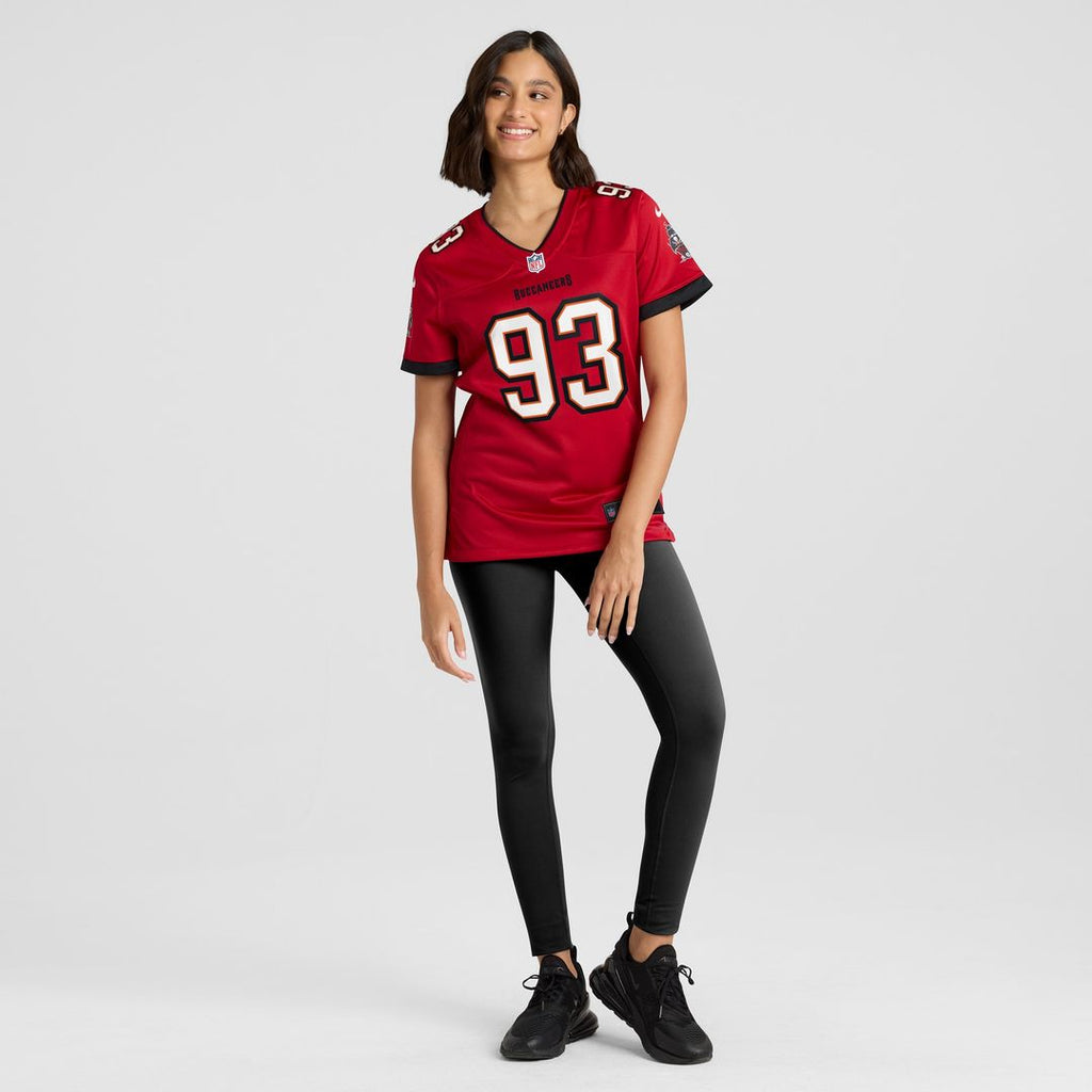 Eric Banks Tampa Bay Buccaneers Nike Women's Game Jersey - Red Official NFL Team Apparel Football Fan Gear
