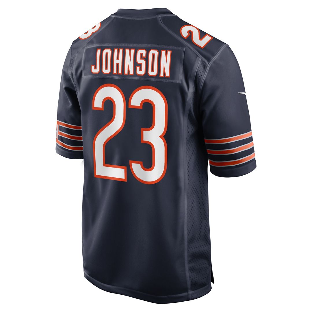 Roschon Johnson Chicago Bears Nike Team Game Jersey - Navy Official NFL Team Apparel Football Fan Gear