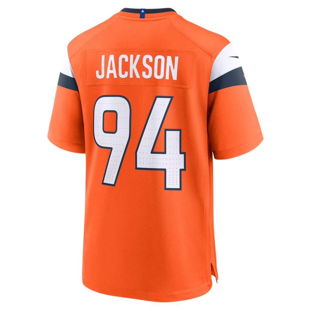 Jordan Jackson Denver Broncos Nike Team Game Jersey - Orange Official NFL Team Apparel Football Fan Gear