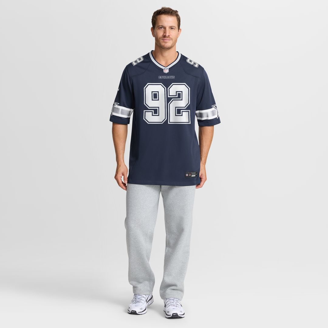 Quinnen Williams Dallas Cowboys Nike Team Game Jersey - Navy Official NFL Team Apparel Football Fan Gear