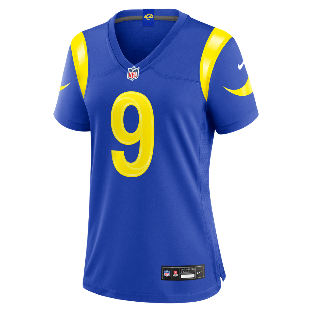 Matthew Stafford Los Angeles Rams Nike Women's Game Jersey - Royal Official NFL Team Apparel Football Fan Gear