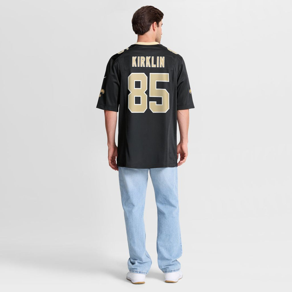 Jontre Kirklin New Orleans Saints Nike Team Game Jersey - Black Official NFL Team Apparel Football Fan Gear