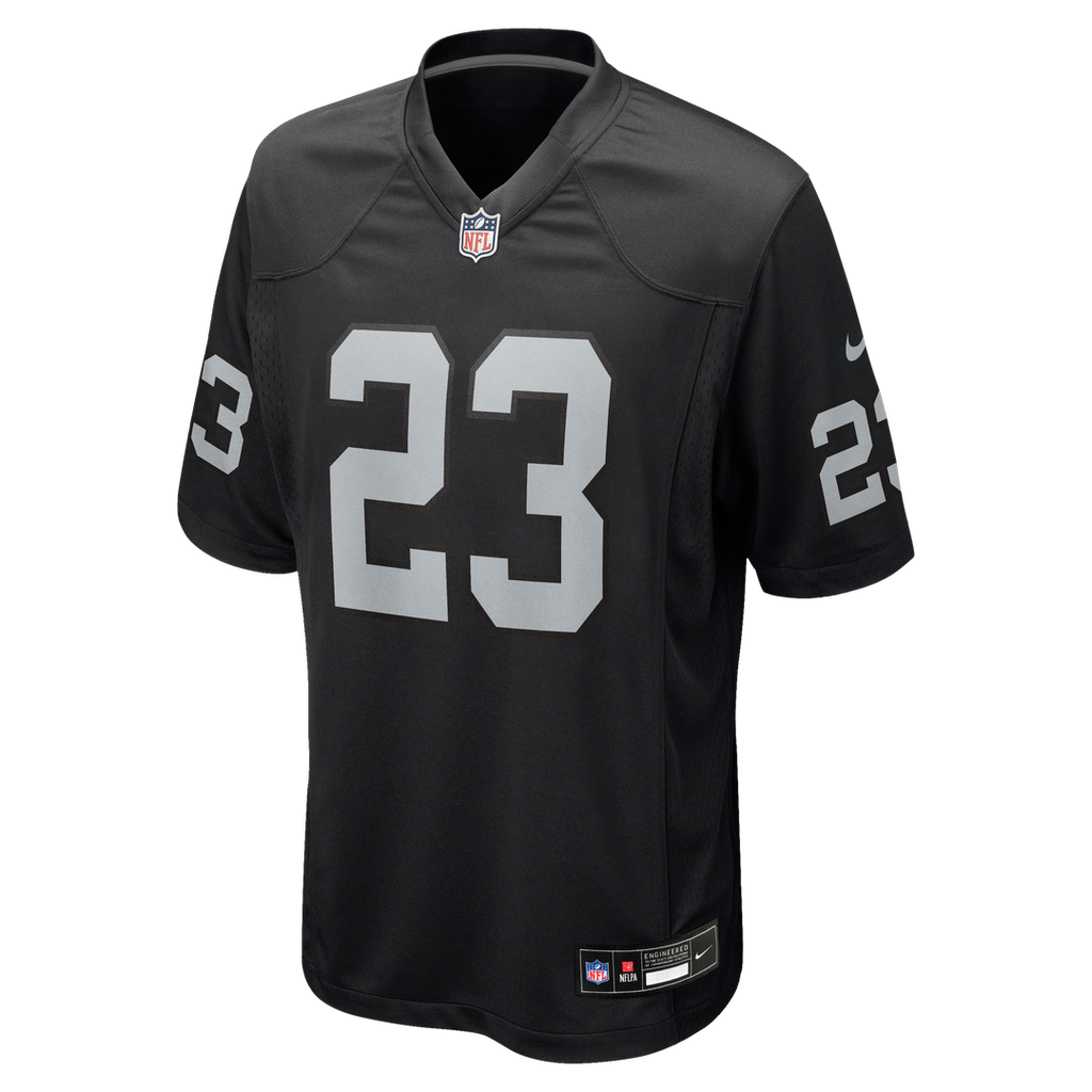 Dylan Laube Las Vegas Raiders Nike Team Game Jersey - Black Official NFL Team Apparel Football Fan Gear