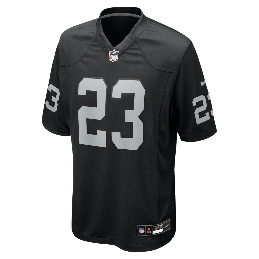 Dylan Laube Las Vegas Raiders Nike Team Game Jersey - Black Official NFL Team Apparel Football Fan Gear