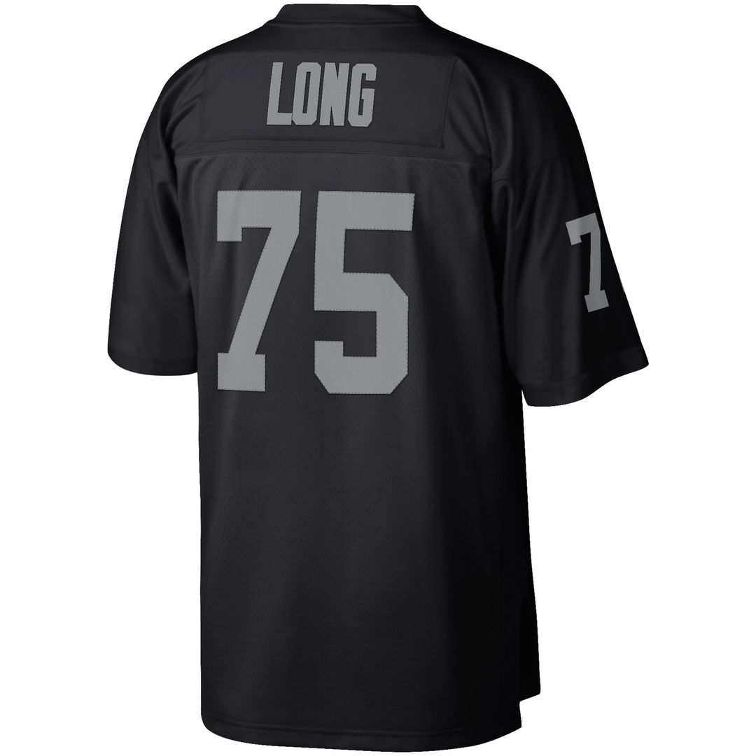 Howie Long Las Vegas Raiders Mitchell & Ness Retired Player Legacy Replica Jersey - Black Official NFL Team Apparel Football Fan Gear