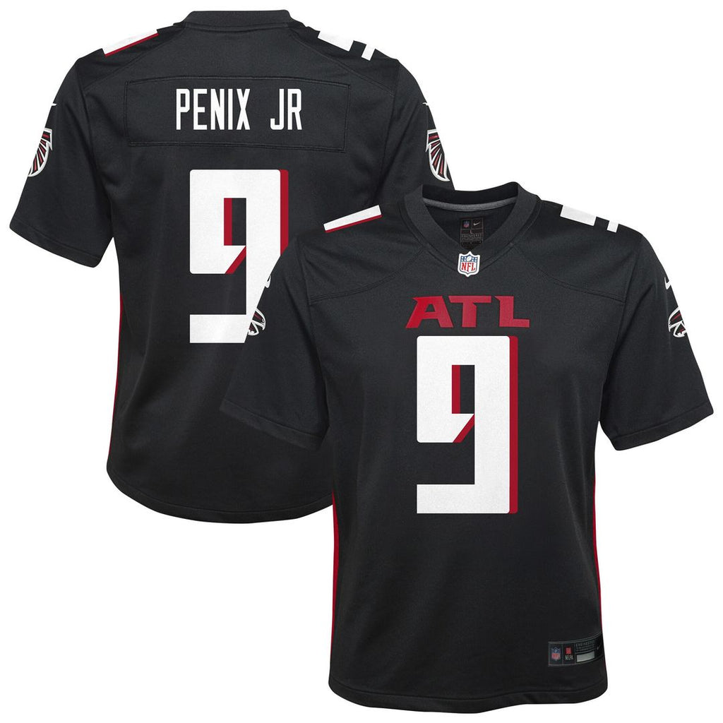 Michael Penix Jr. Atlanta Falcons Nike Youth Team Game Jersey - Black Official NFL Team Apparel Football Fan Gear