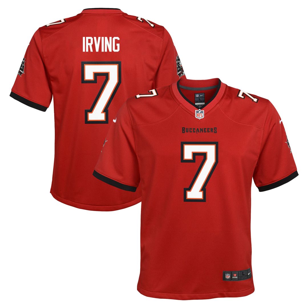 Bucky Irving Tampa Bay Buccaneers Nike Youth Alternate Game Jersey - Orange Official NFL Team Apparel Football Fan Gear