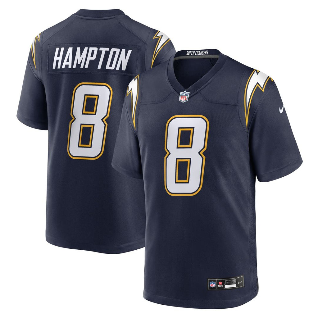 Omarion Hampton Los Angeles Chargers Nike Alternate Super Chargers Game Player Jersey - Navy Official NFL Team Apparel Football Fan Gear