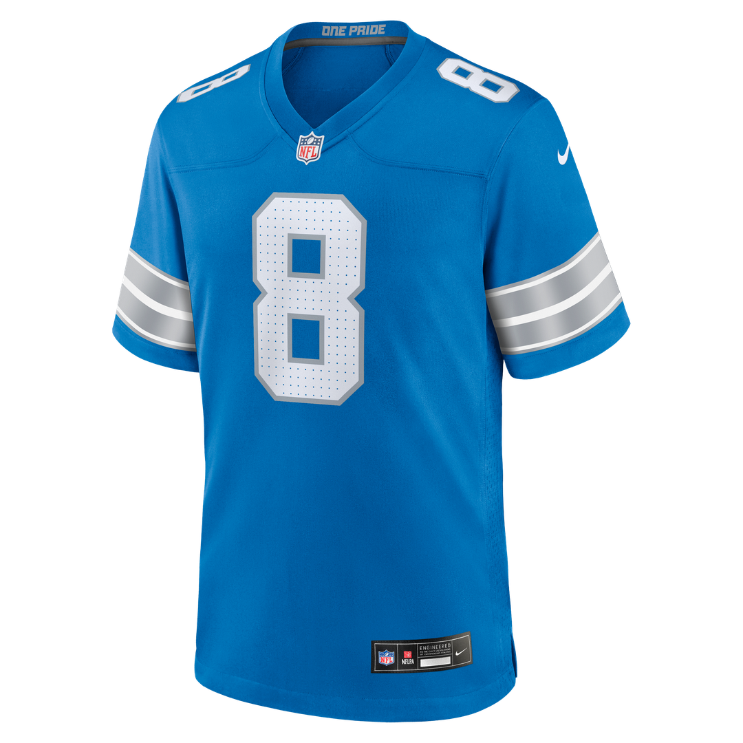 Greg Dortch Detroit Lions Nike Team Game Jersey - Blue Official NFL Team Apparel Football Fan Gear