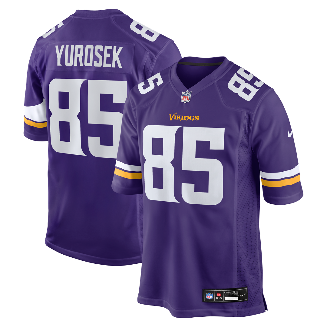 Ben Yurosek Minnesota Vikings Nike Team Game Jersey - Purple Official NFL Team Apparel Football Fan Gear