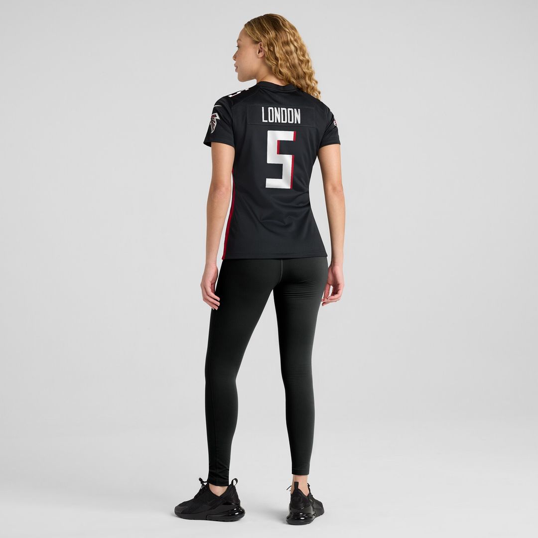 Drake London Atlanta Falcons Nike Women's Player Game Jersey - Black Official NFL Team Apparel Football Fan Gear