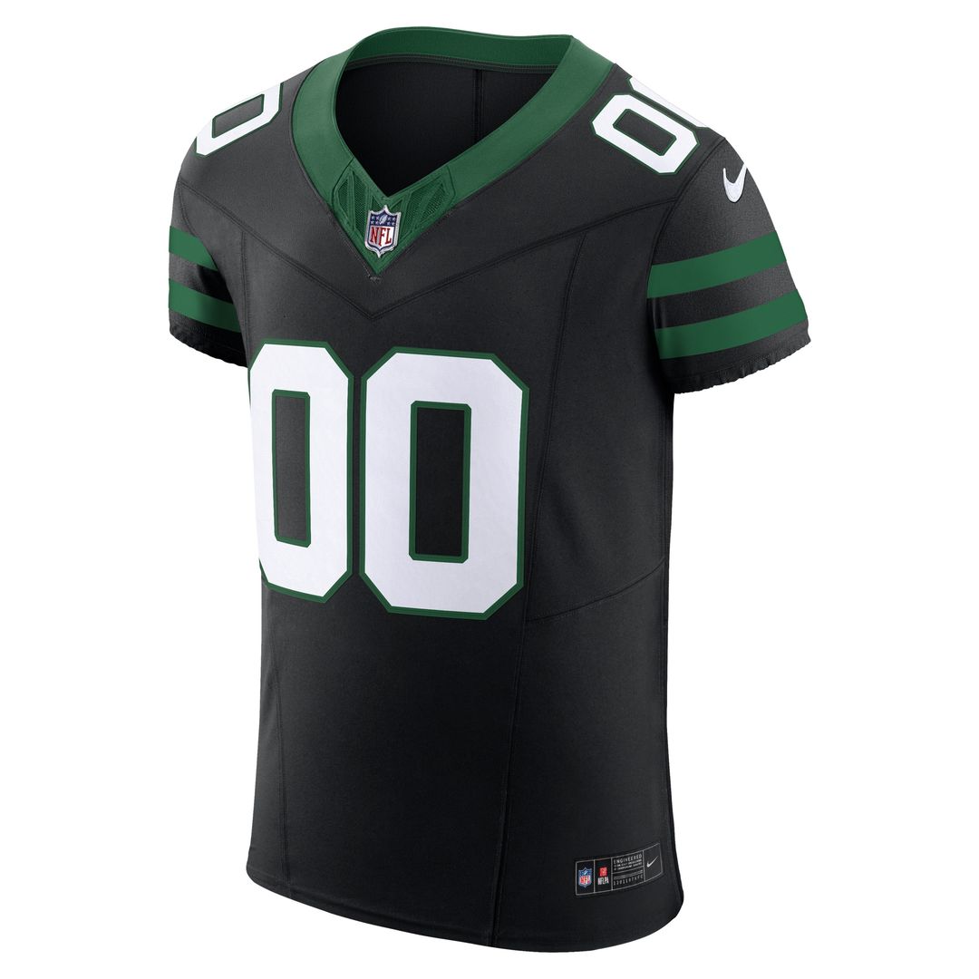 New York Jets Nike Vapor F.U.S.E. Elite Custom Jersey - Legacy Green Official NFL Team Apparel Football Fan Gear