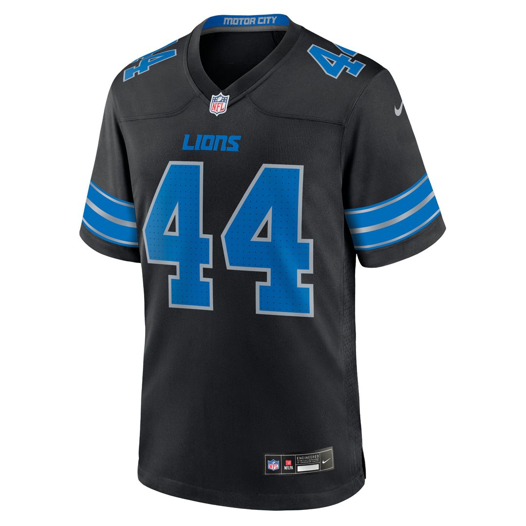 Malcolm Rodriguez Detroit Lions Nike 2nd Alternate Game Jersey - Black Official NFL Team Apparel Football Fan Gear