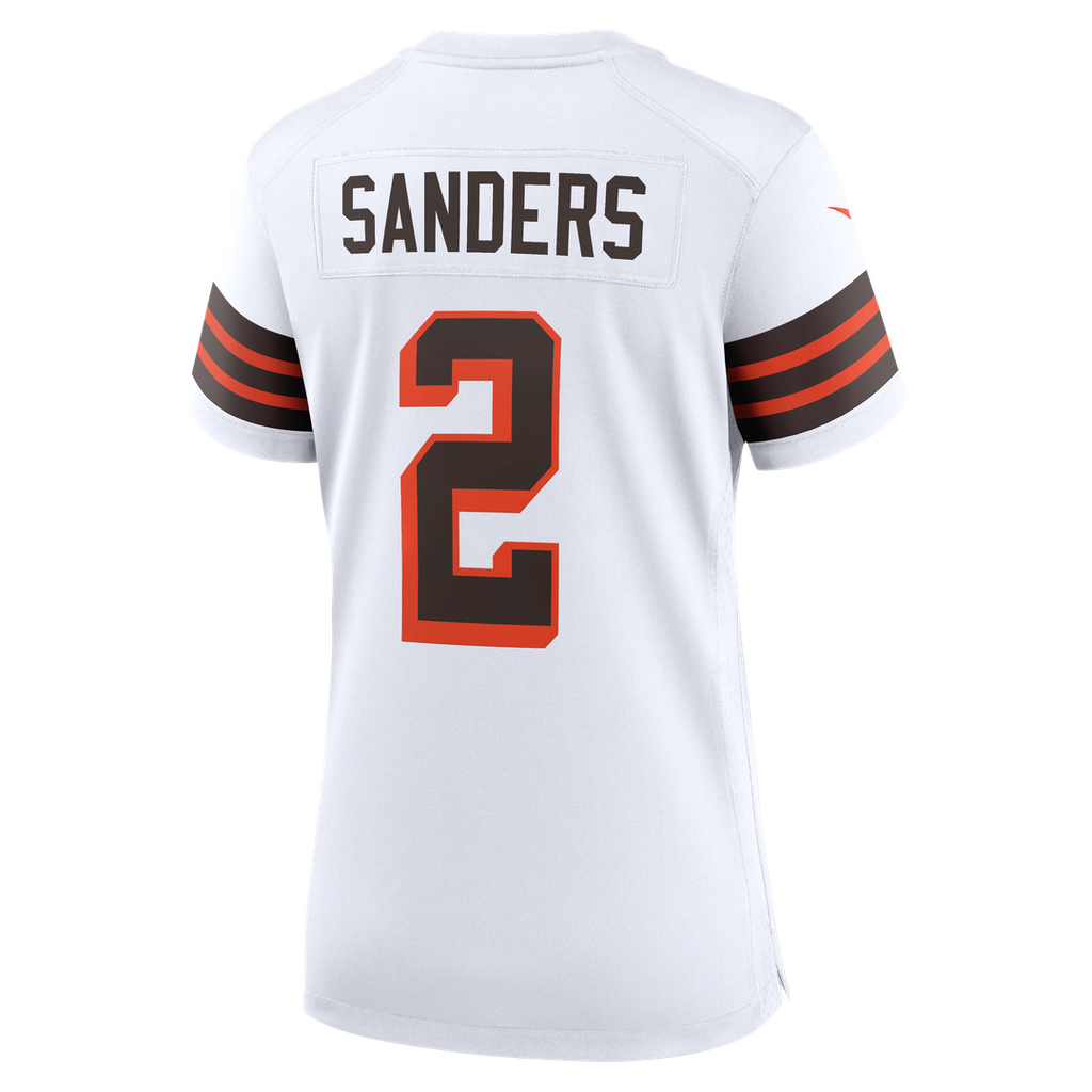 Shedeur Sanders Cleveland Browns Nike Women's Alternate Game Jersey - White Official NFL Team Apparel Football Fan Gear