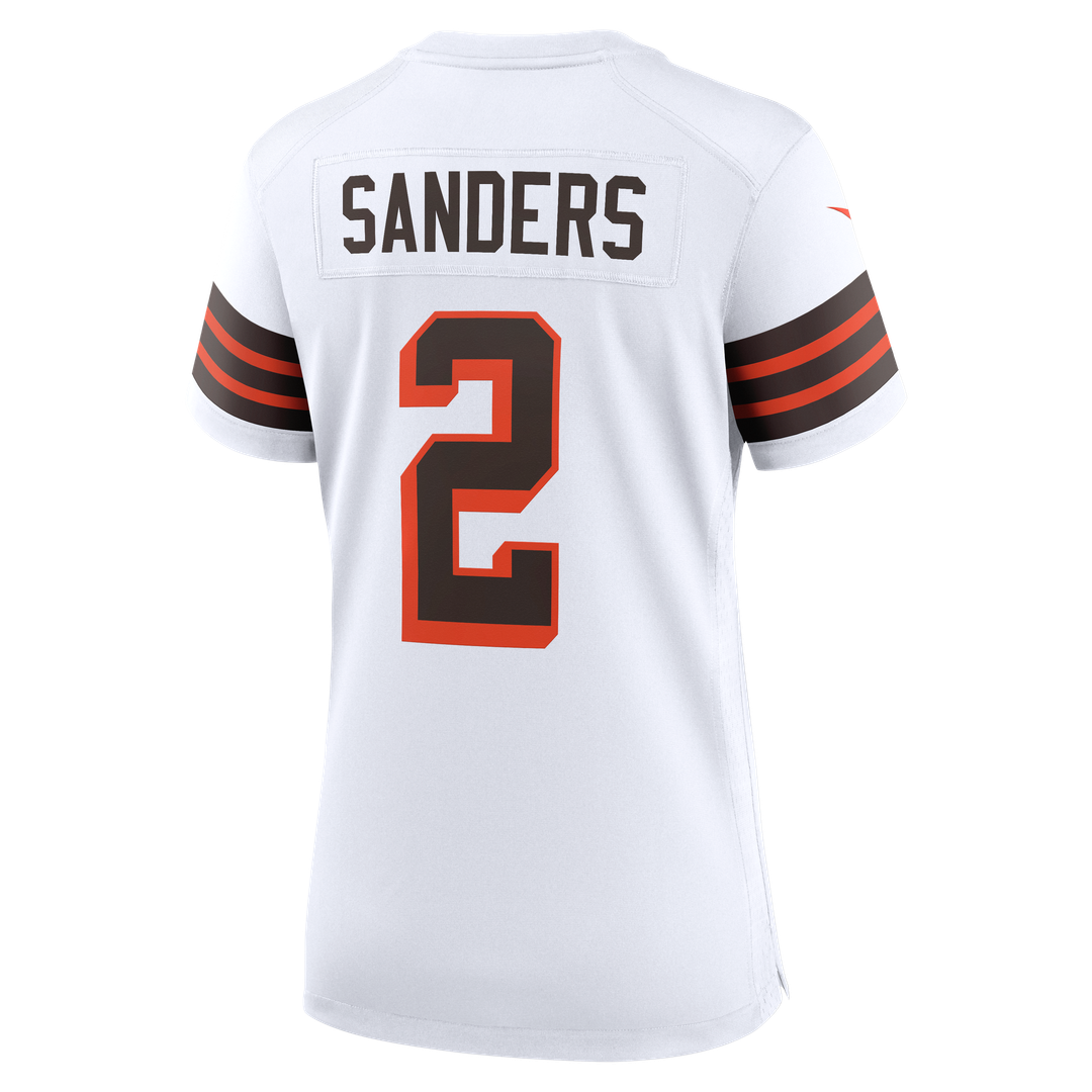 Shedeur Sanders Cleveland Browns Nike Women's Alternate Game Jersey - White Official NFL Team Apparel Football Fan Gear