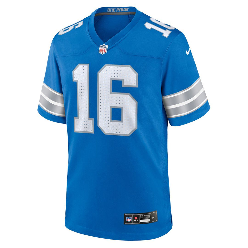 Jared Goff Detroit Lions Nike Game Jersey - White Official NFL Team Apparel Football Fan Gear