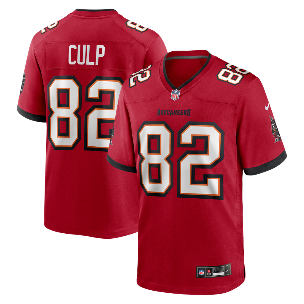 Devin Culp Tampa Bay Buccaneers Nike Game Jersey - Red Official NFL Team Apparel Football Fan Gear