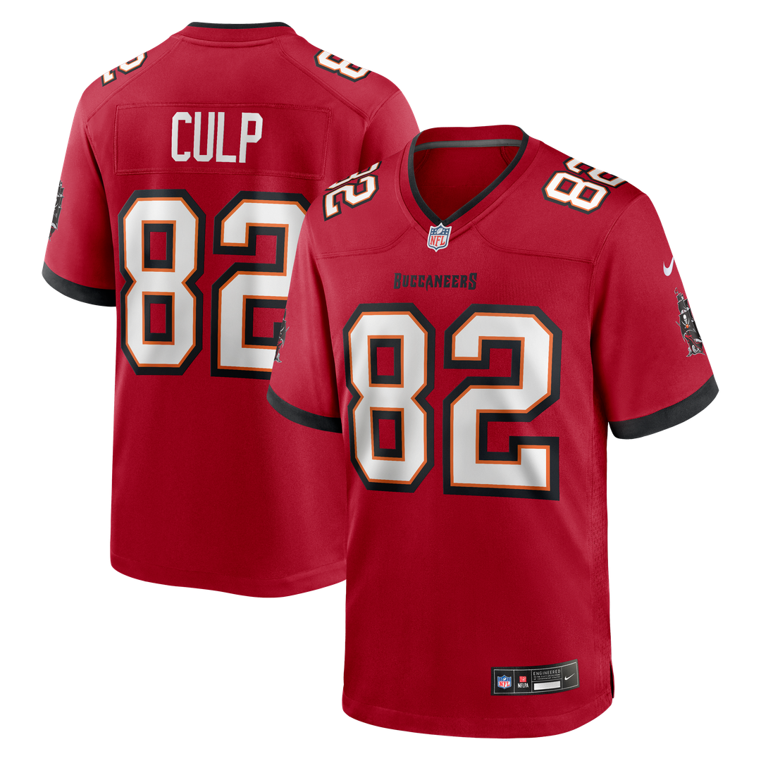 Devin Culp Tampa Bay Buccaneers Nike Game Jersey - Red Official NFL Team Apparel Football Fan Gear