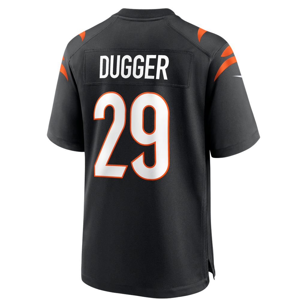 Kyle Dugger Cincinnati Bengals Nike Team Game Jersey - Black Official NFL Team Apparel Football Fan Gear