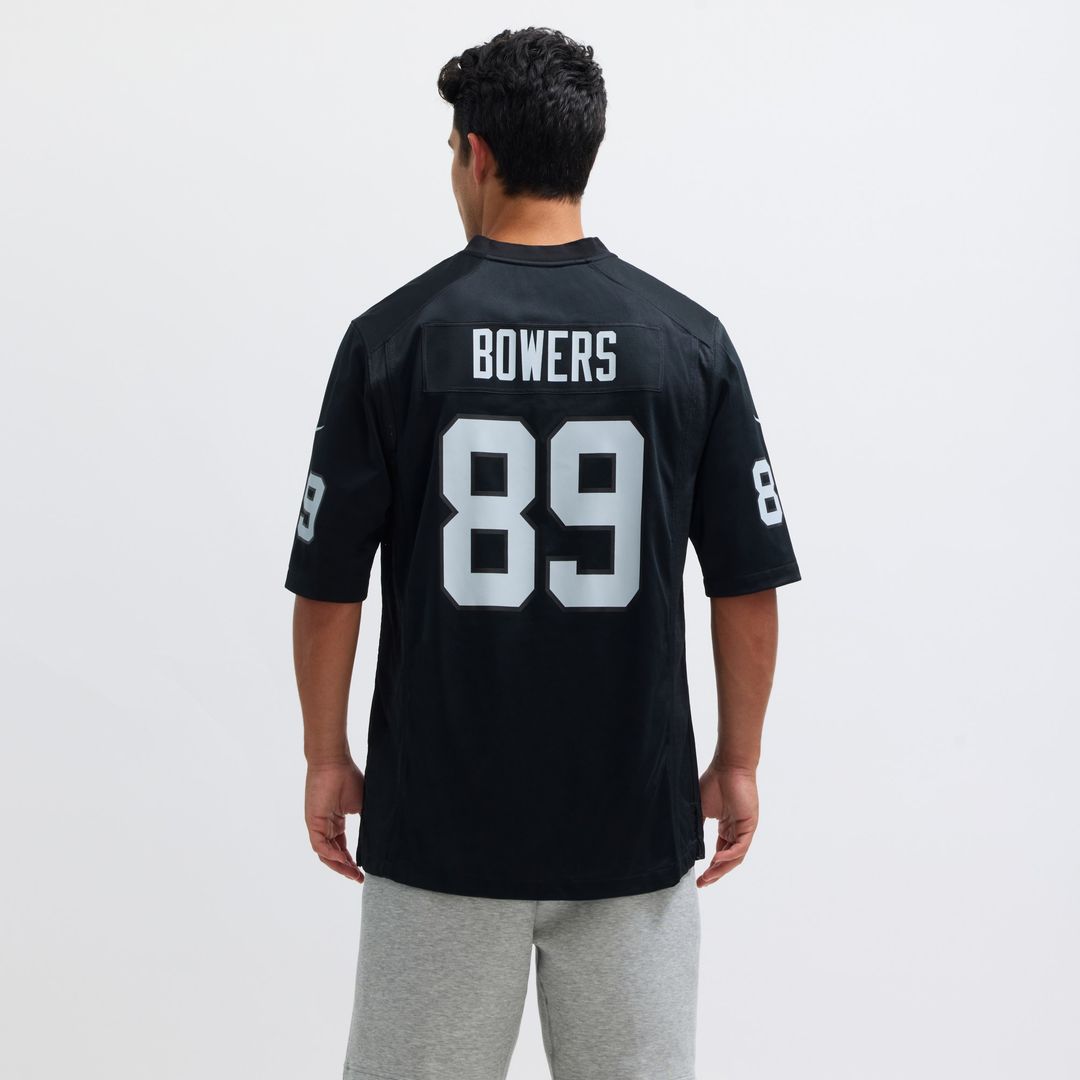Brock Bowers Las Vegas Raiders Nike Player Game Jersey - Black Official NFL Team Apparel Football Fan Gear