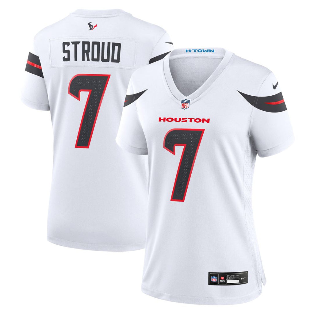 C.J. Stroud Houston Texans Nike Women's Game Jersey - White Official NFL Team Apparel Football Fan Gear
